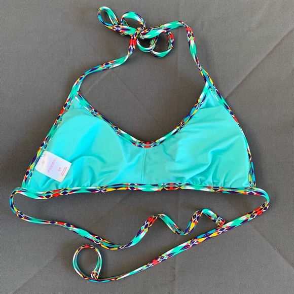Multi-Coloured Bikini Halter Top - Picture 4 of 4